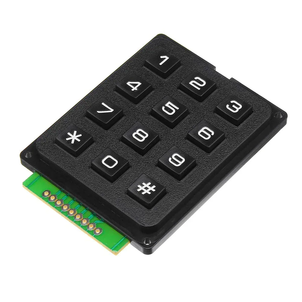 4x312keyKeyboardTelephoneStyleBlack_4